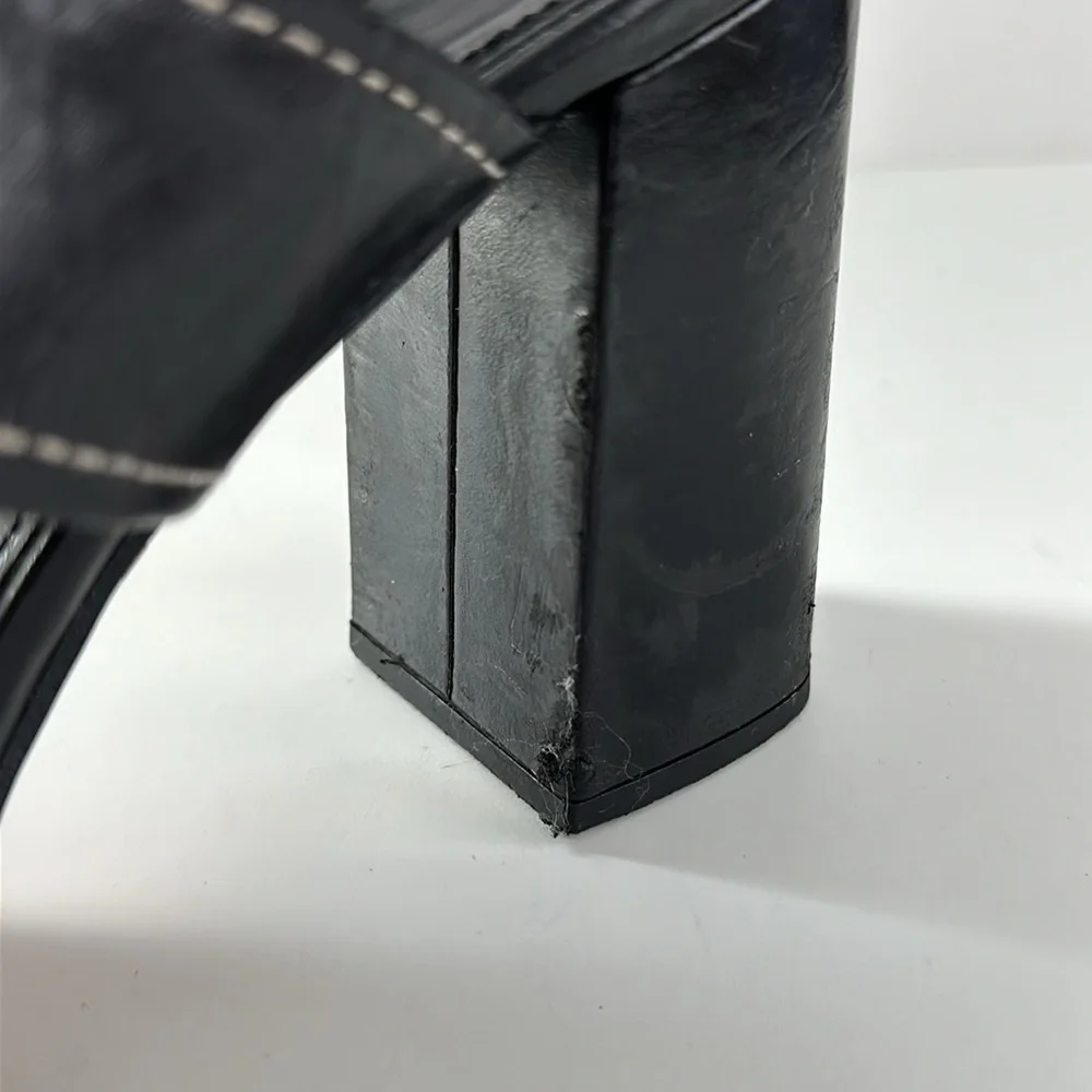 PRADA Block High Heel Sandals Sz 39 - Picture 11 of 16